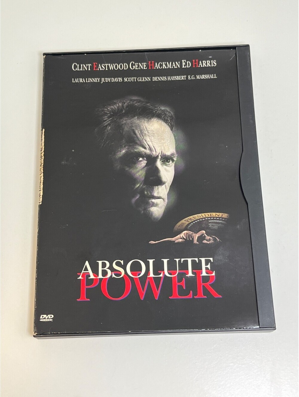 Absolute Power (1997) DVD Clint Eastwood Snap Case R Widescreen